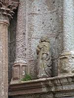 Goulven, Eglise de St Goulven, Porche, Statue